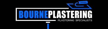This is the logo for Bourne Plastering-